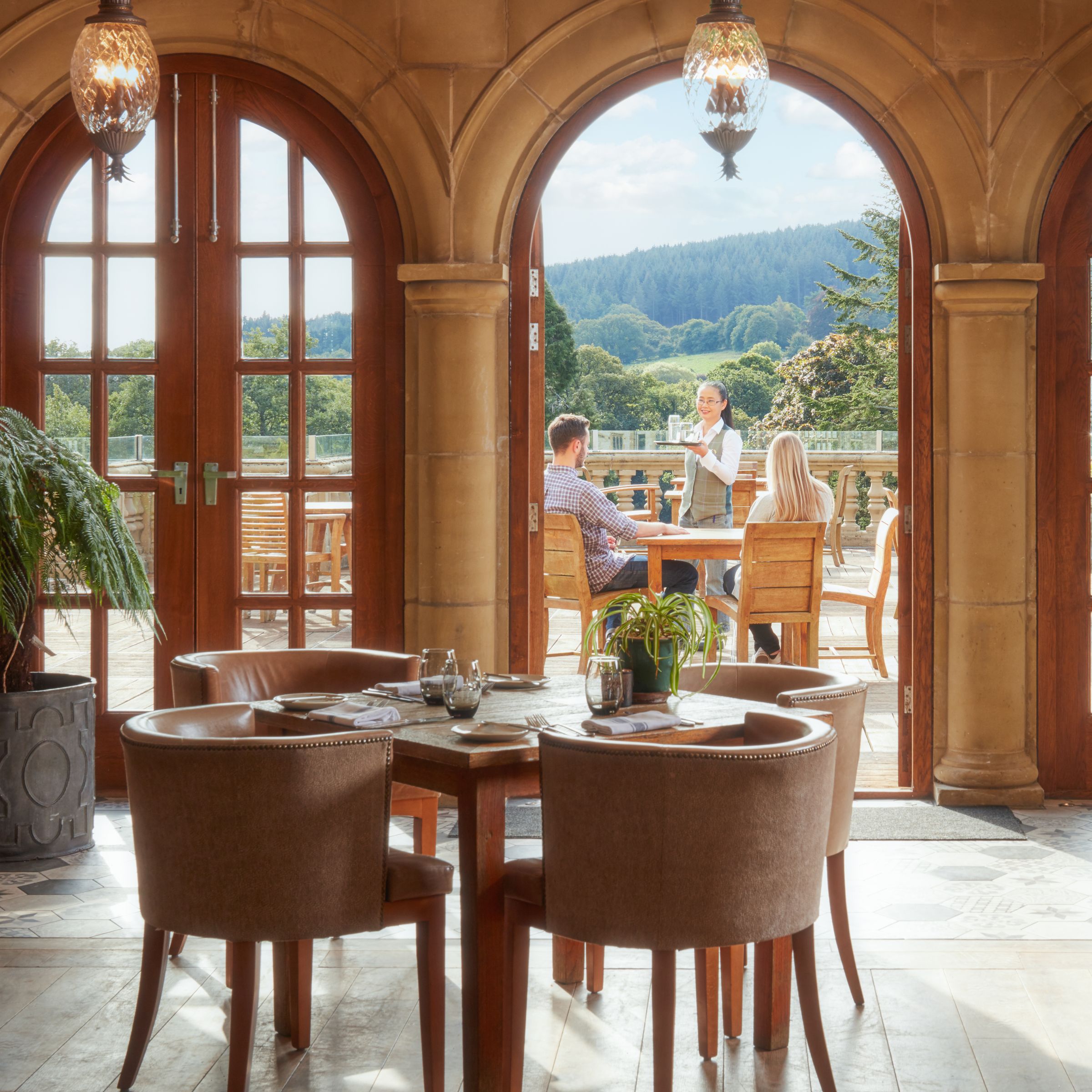Smith's Brasserie terrace view 